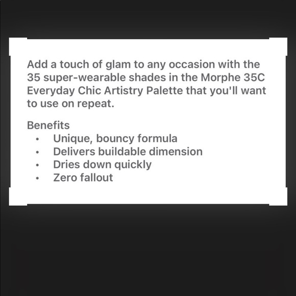 Morphe 35C Everyday Chic Artistry Palette - Picture 4 of 4